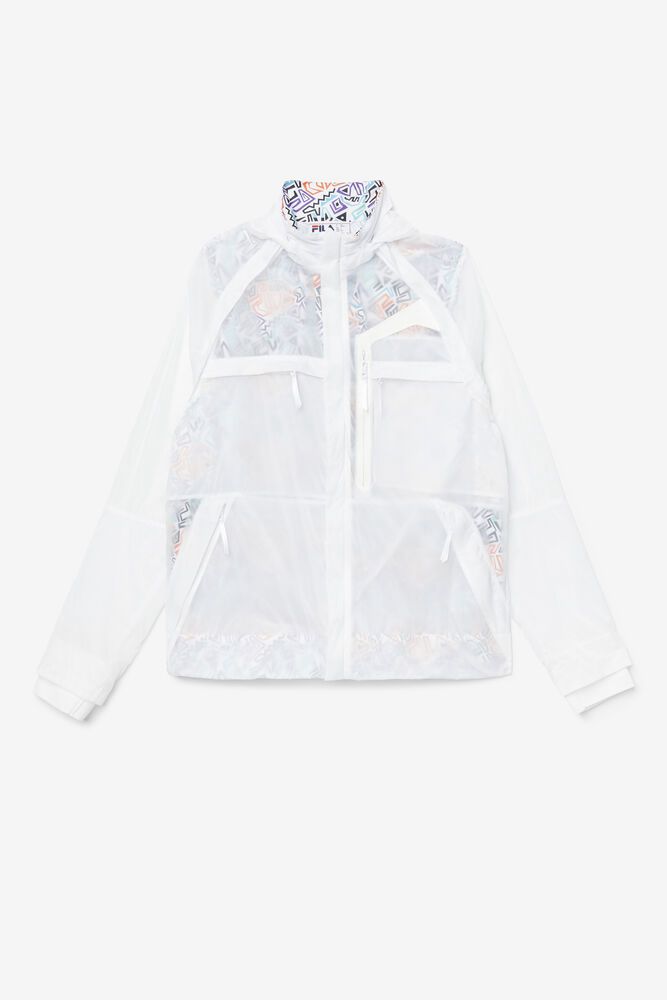 Fila Jacket Mens White - Titus - Philippines 4896135-RC
